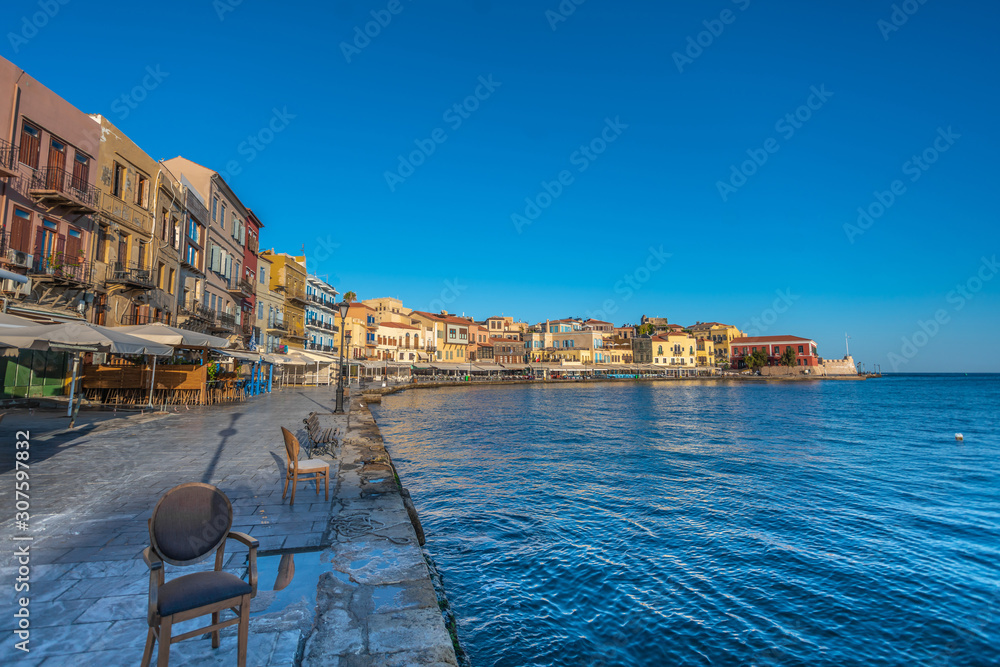a morning in chania greece