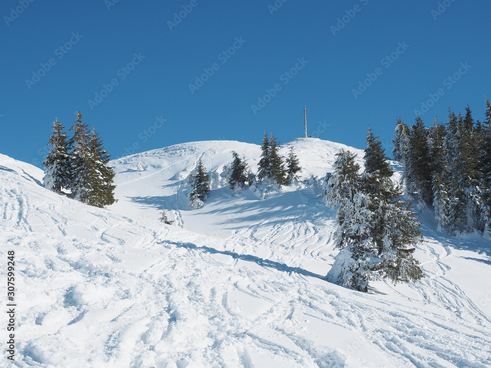 Bayern - Hörnle (1548 m) im Winter
