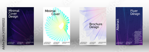 Cover design template set 