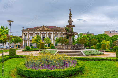 View of Campo das Hortas park in Braga, Portugal photo