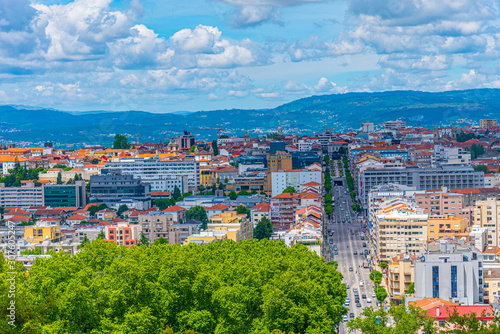 Aerial view of Braga from Monte Picoto, Portugal photo