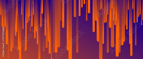 Fluid gradient lines, rain design concept, thin lines, dynamic template. Vector Illustration For Wallpaper, Banner, Background, Card, Book Illustration, landing page