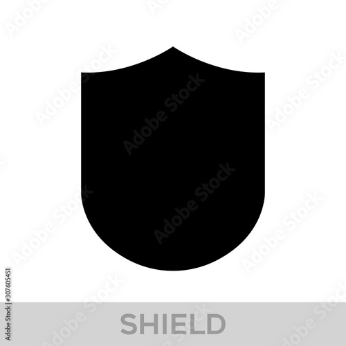 Obraz na płótnie Vector Shield icon. Heraldic shields, security black labels. Knight award, medieval royal vintage badges isolated vector. w salonie