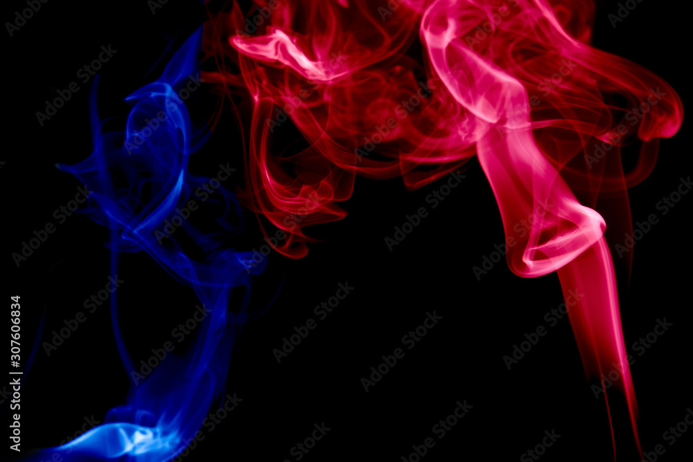 multicolored smoke photo aginst balck background multicolored smoke photo aginst balck background