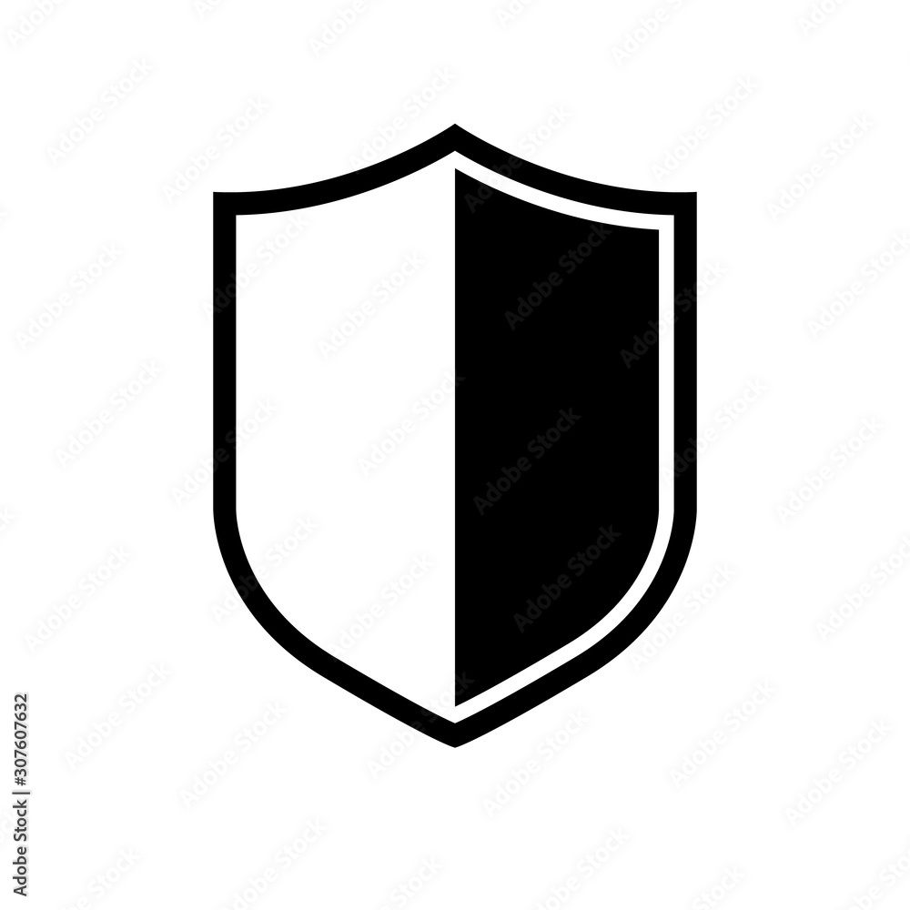 Vector Shield icon. Heraldic shields, security black labels. Knight award, medieval royal vintage badges isolated vector. Vector Shield icon. Heraldic shields, security black labels. Knight award, medieval royal vintage badges isolated vector.