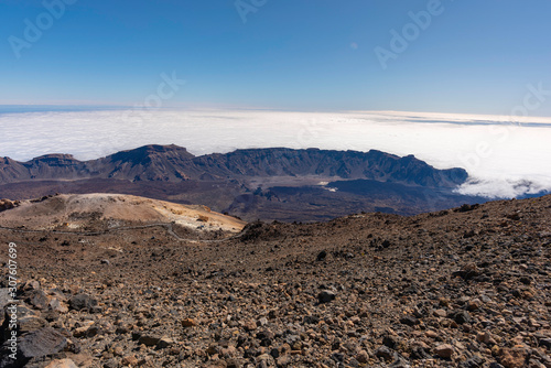 Vista desde El Teide (Tenerife, Islas Canarias -España).
