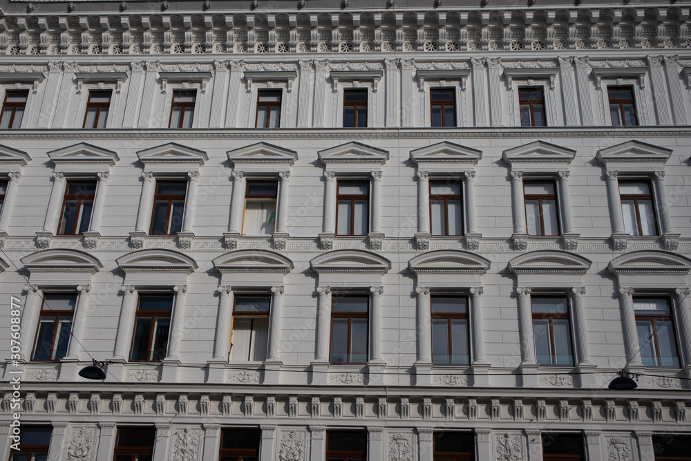 Baroque facade in Vienna / Wien