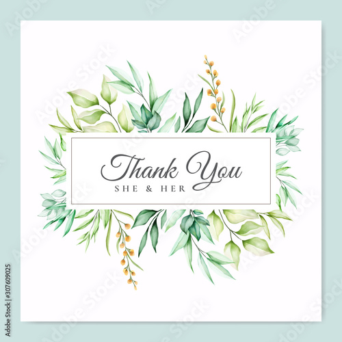 watercolor floral frame multi purpose background