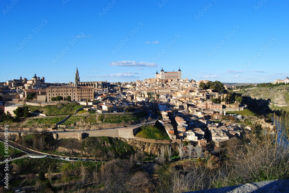 Panoramic view of the city of Toledo