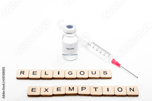 Canvas-taulu Medical Vial Vaccine Concept