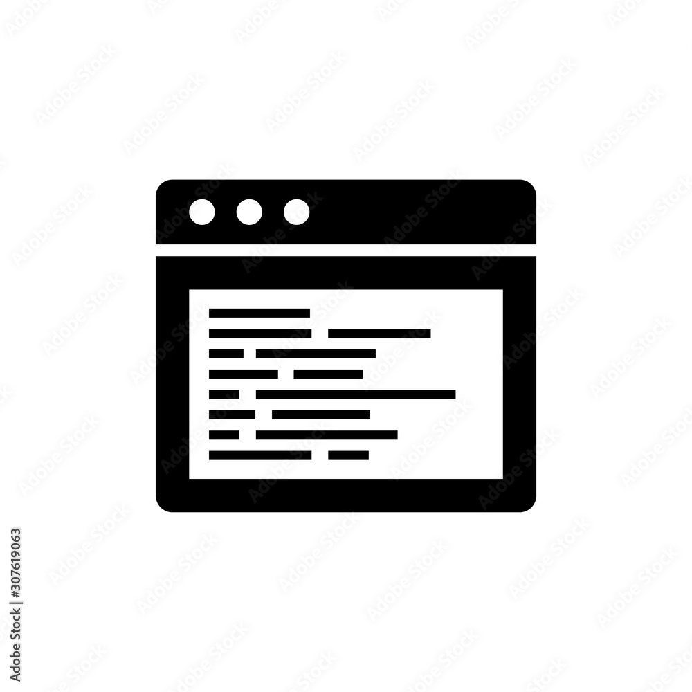 HTML Coding Vector Glyph Icon. Pixel perfect HTML Coding Vector Glyph Icon. Pixel perfect