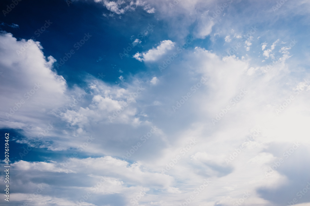 Beautiful view from the top of a mountain of a sea of clouds. Beautiful view from the top of a mountain of a sea of clouds.