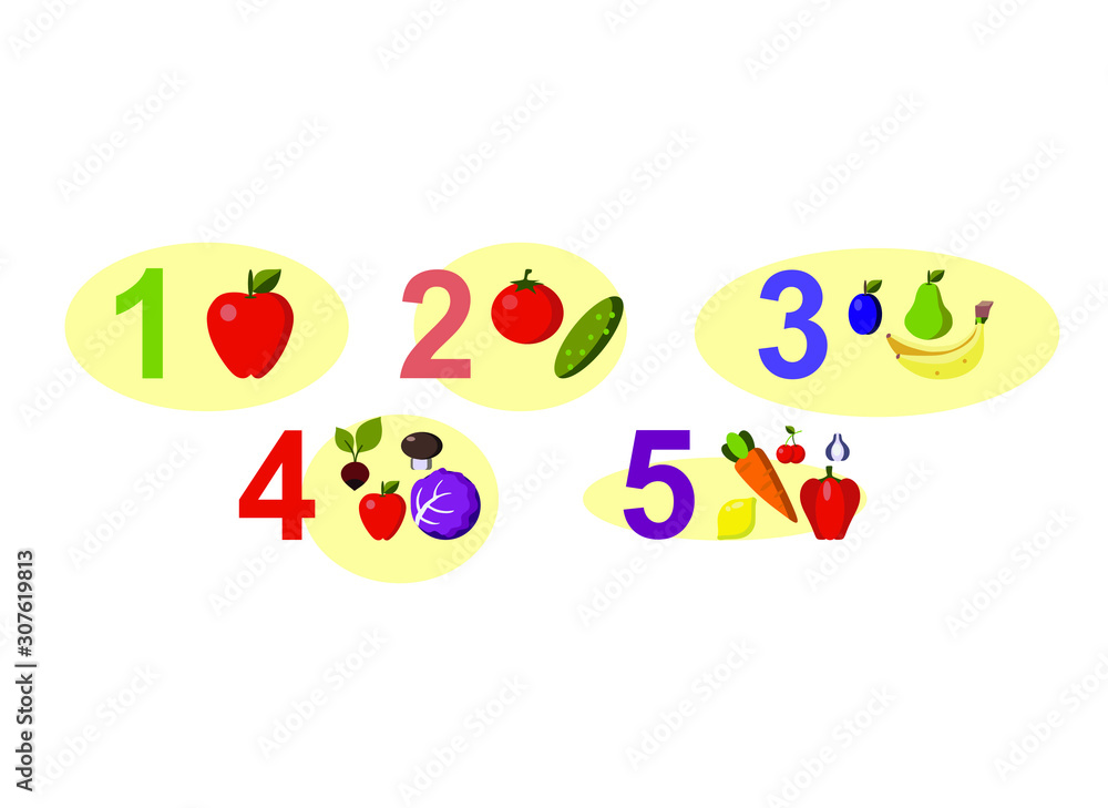 numbers for kids, learning numbers, numbers with examples, logic games for kids (vegetables and fruits) numbers for kids, learning numbers, numbers with examples, logic games for kids (vegetables and fruits)