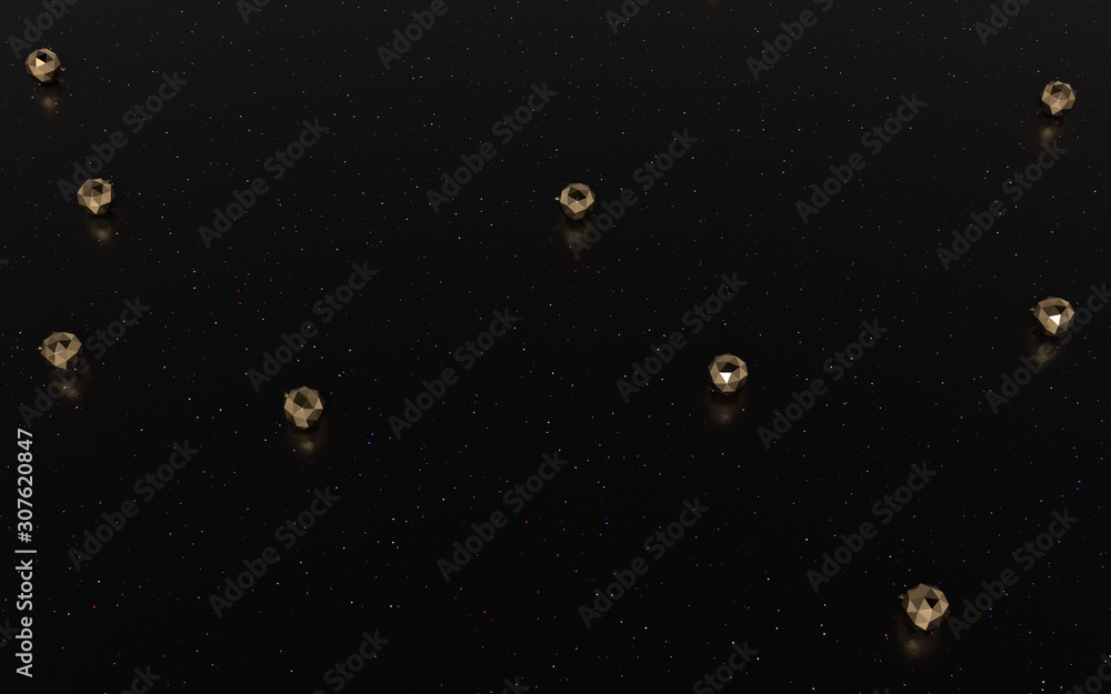 Naklejka premium Boules et paillettes 4