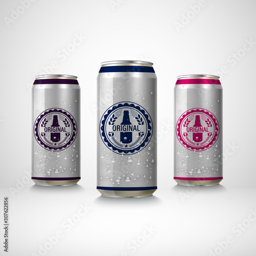 packaging de bière en vecteur	