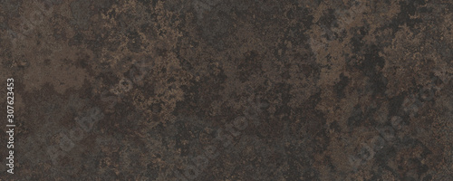 Rusty dark metal texture background, weathered bronze iron surface, industria...