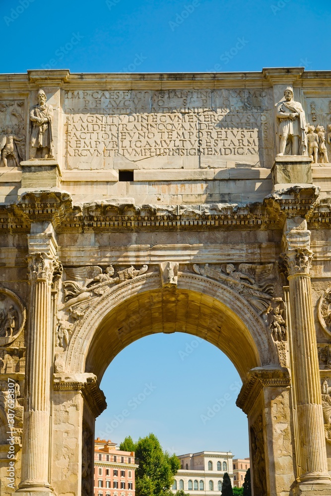 Obraz premium Vault of Arch of Constantine
