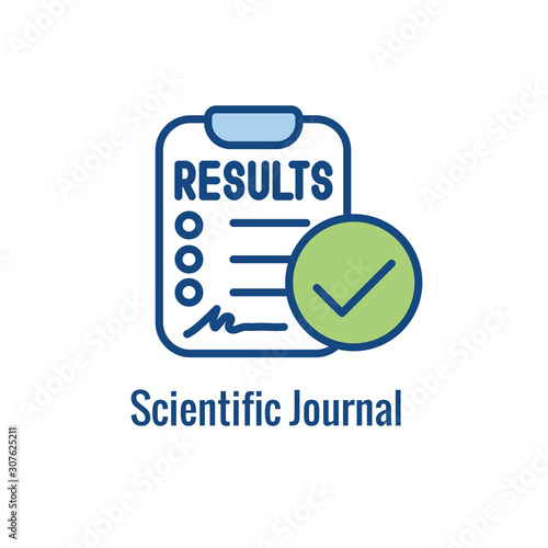 Science and Research Icon with one part of the scientific process