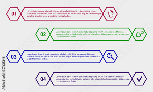 Business infographic template.