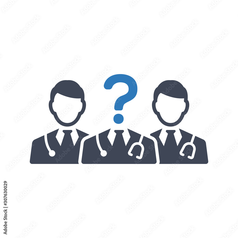 Doctor question icon Doctor question icon