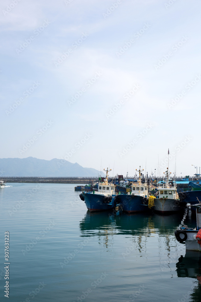 Maekjeonpo port in Goseong-gun, South Korea.