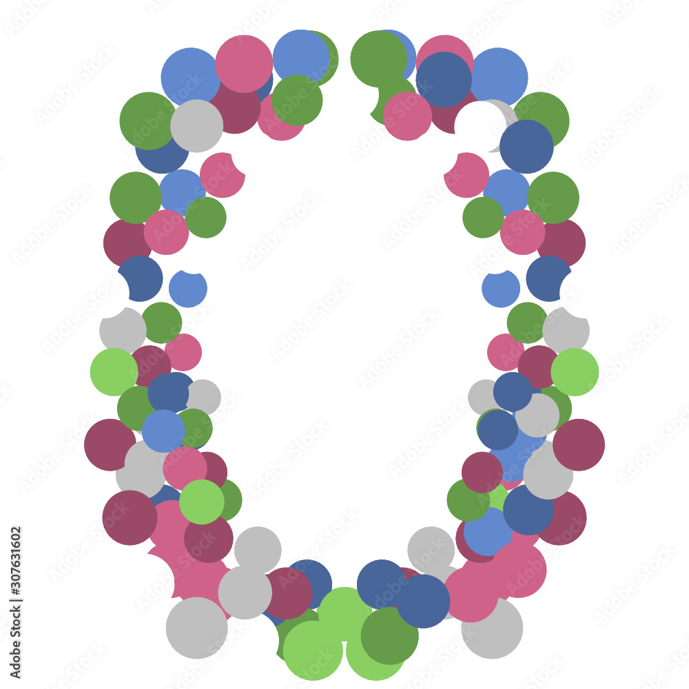frame made of colorful spheres isolated on white frame made of colorful spheres isolated on white