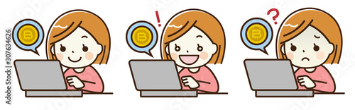パソコン　仮想通貨