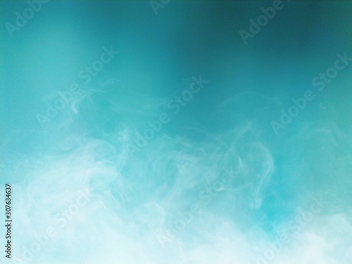 Smoke white group on blue background design pattern in sky with white could