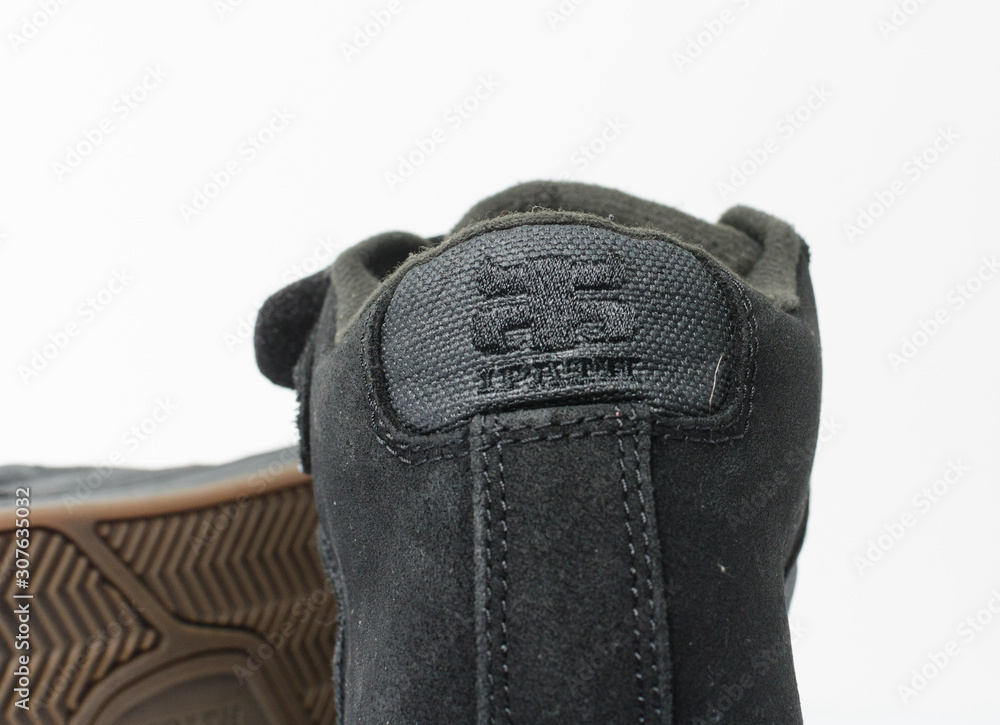 black hemp skateboarding shoes 