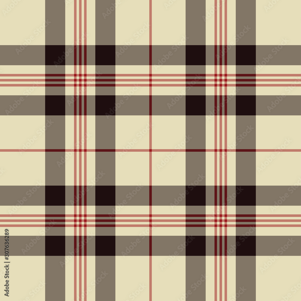 Tartan pattern. Scottish plaid. Scottish cage. Seamless fabric texture.
