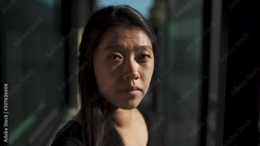 Portrait shot of an Asian Pregnant woman