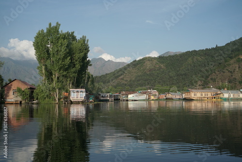 View on Dal lake, Srinagar, Kashmir