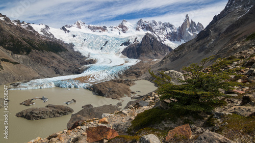 Glacier Torre depuis le mirador Maestri