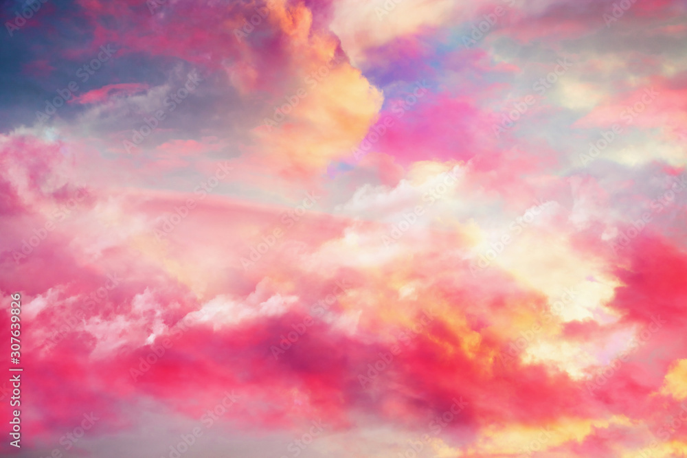 beautiful colorful cloudsscape background
