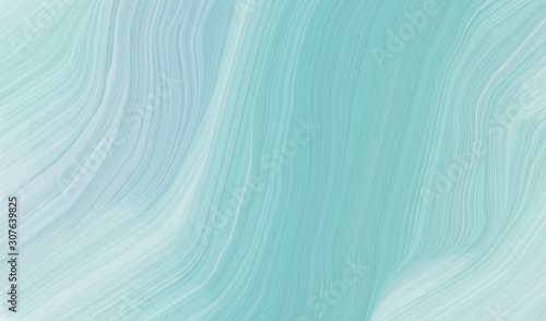 elegant curvy swirl waves background illustration with pastel blue, powder blue and light blue color