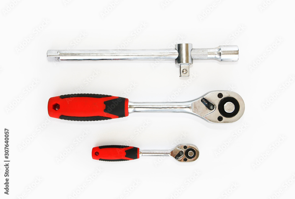 metal old tools screwdriver pliers for repair and installation