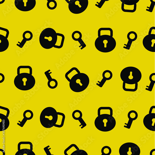 pattern of vector icons