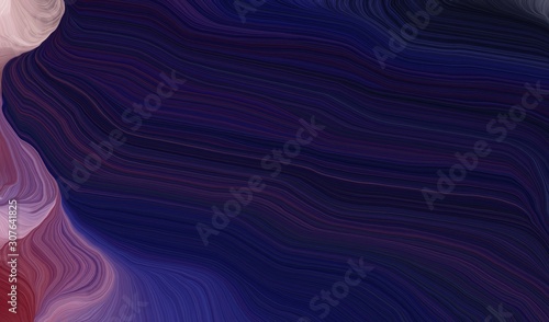 curvy background design with very dark blue, rosy brown and dark slate blue color