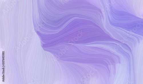 Fototapeta Naklejka Na Ścianę i Meble -  modern soft swirl waves background design with light pastel purple, light steel blue and medium purple color
