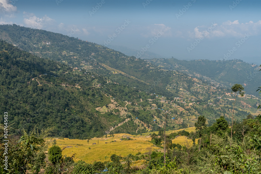 Rural Nepal Footfills of Mountains