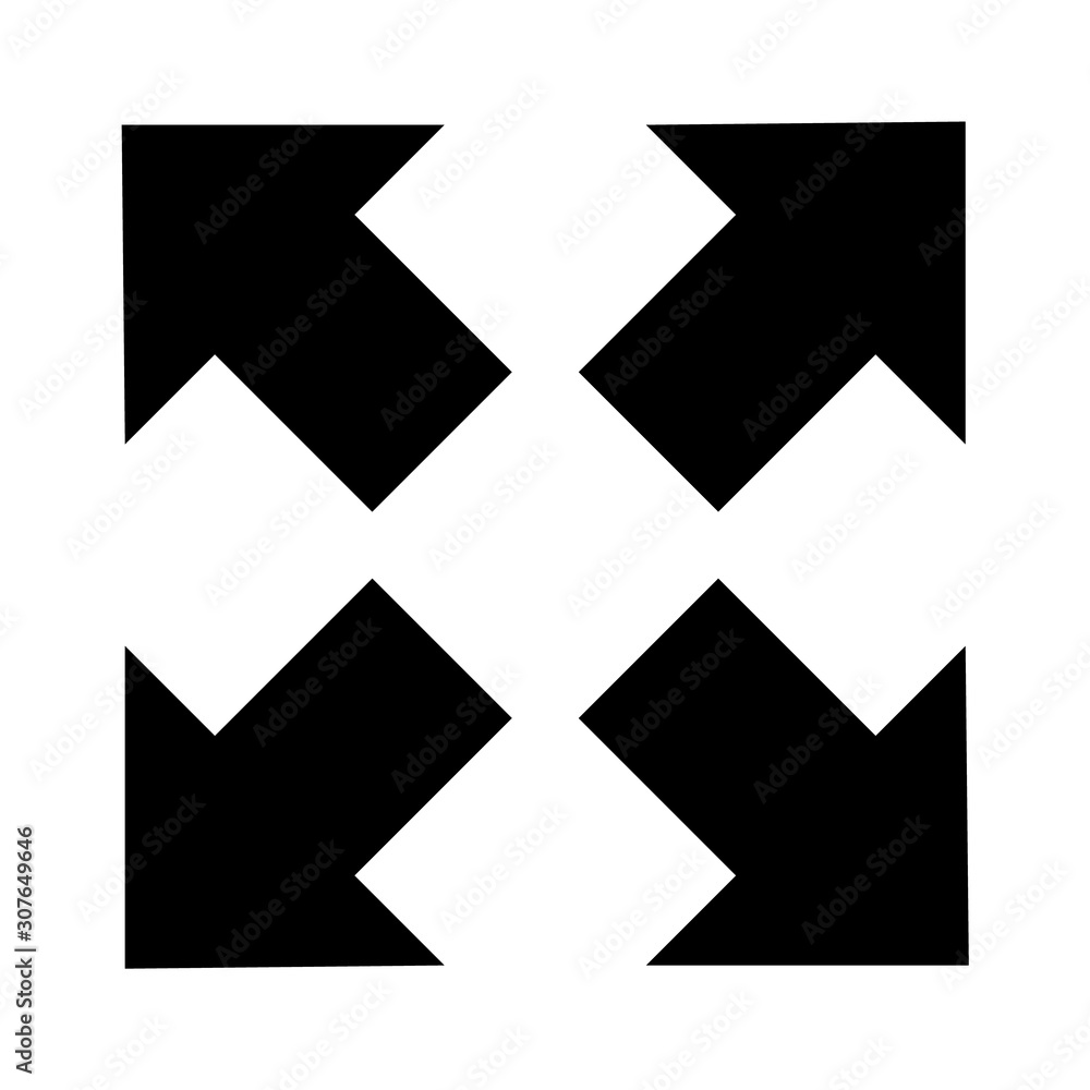 Balck vector arrow isolated on white background. Balck vector arrow isolated on white background.