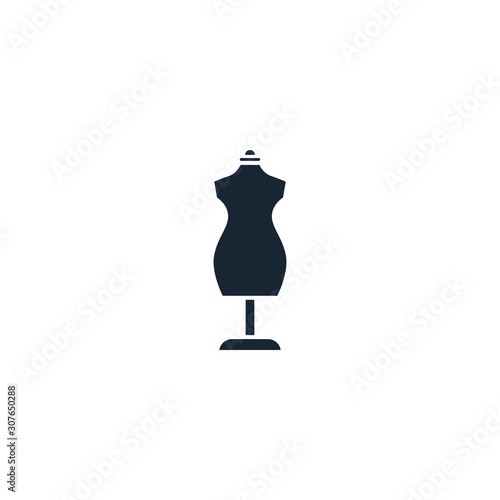 sewing mannequin creative icon. From Handmade icons collection. Isolated sewing mannequin sign on white background