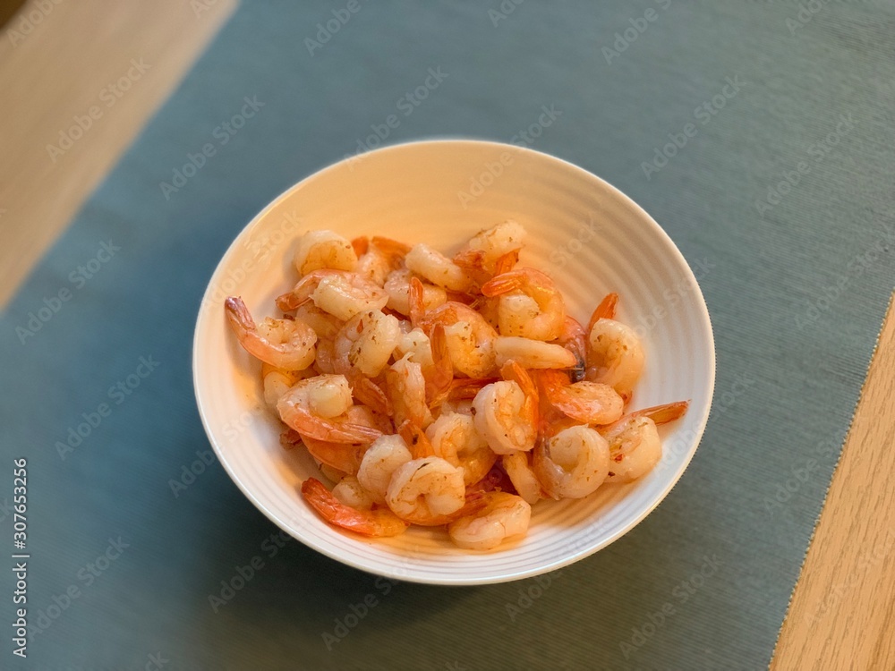 bowl of shrimps bowl of shrimps