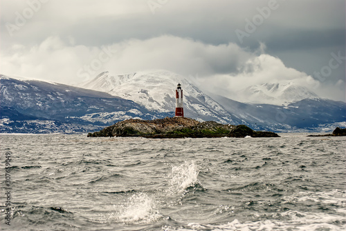 Lighthouse in Ushuaia Patagonia Argentina
