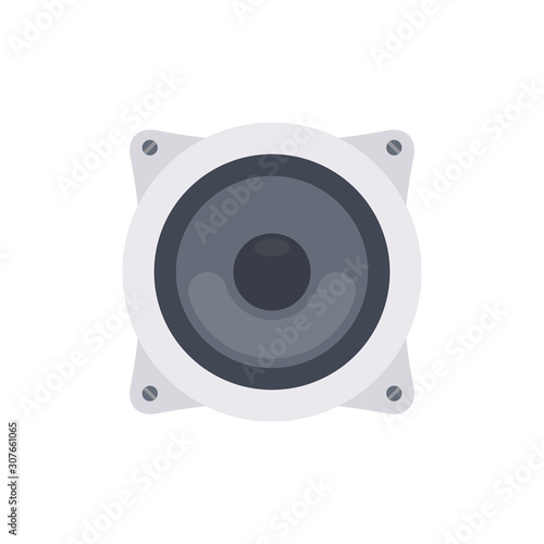 Speaker Vector Flat Illustration. Pixel perfect Icon Style.