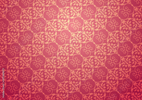 ビンテージ　シームレス壁紙