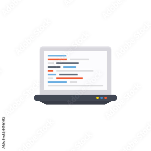 Bash command Vector Flat Illustration. Pixel perfect Icon Style.