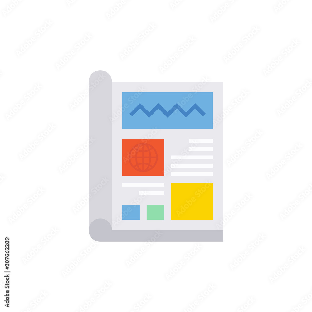 Guidebook Vector Flat Illustration. Pixel perfect Icon Style. Guidebook Vector Flat Illustration. Pixel perfect Icon Style.