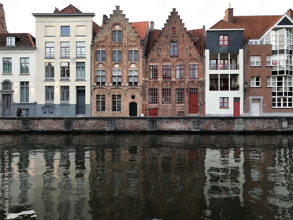 Fototapeta premium Houses of Bruges