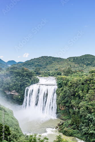 Scenery of Huangguoshu waterfall in Guizhou  China